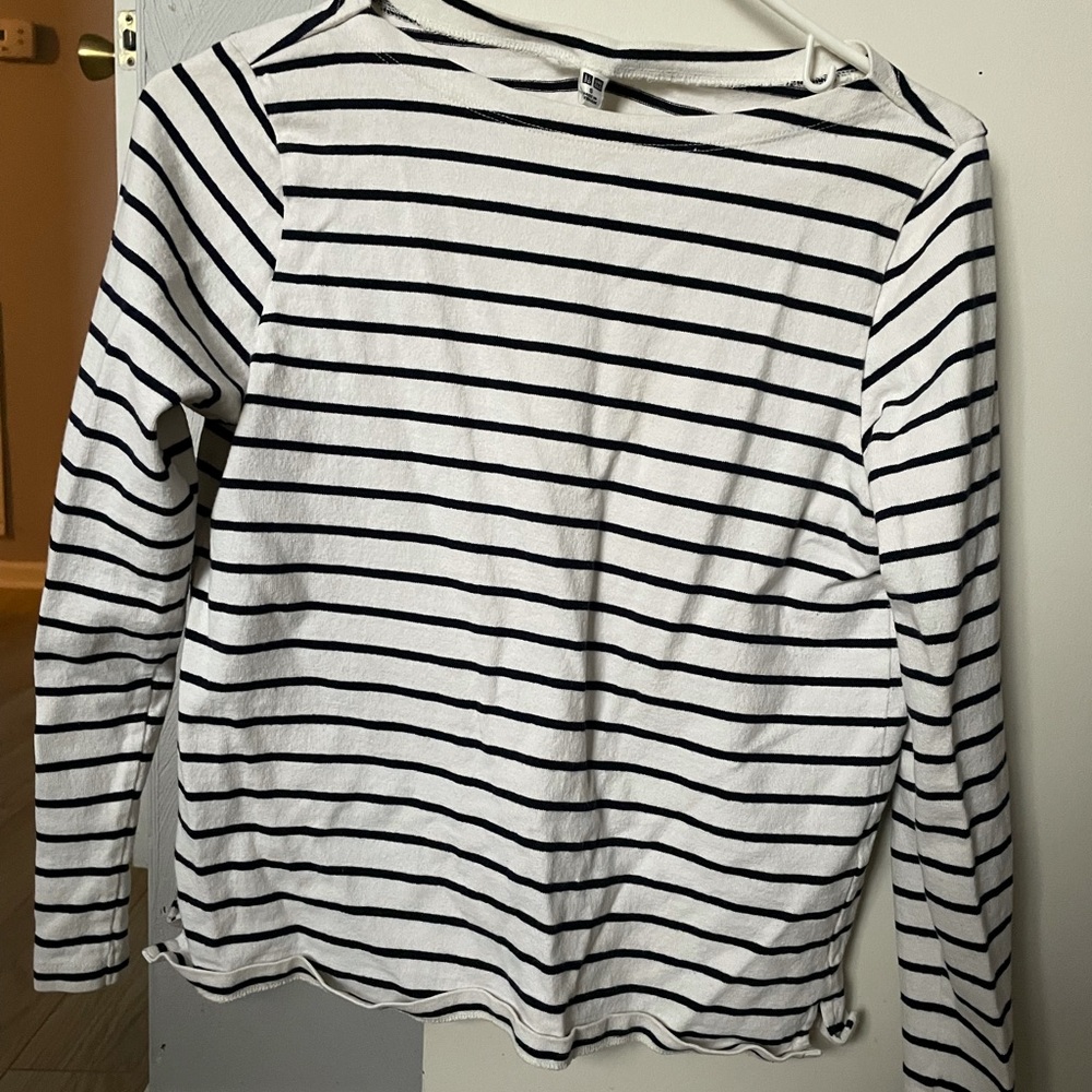 100% cotton striped top